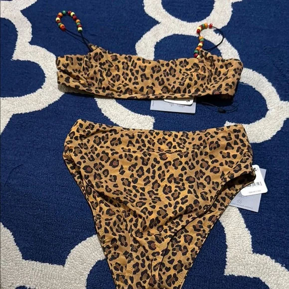 3015. Free People X It's Now Cool The Waisted Bikini Set - Picture 5 of 7